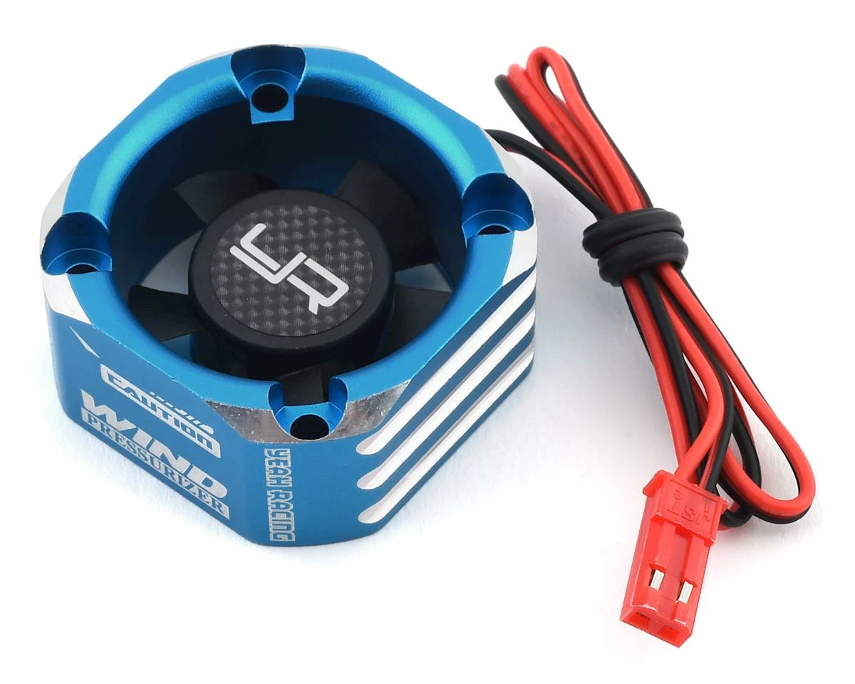 Yeah Racing 30x30 Aluminum Case Booster Fan (Blue) 1 Yeah Racing 30x30 Aluminum Case Booster Fan (Blue)