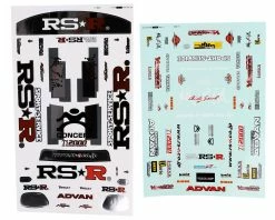 Yokomo RSR JZA80 Supra Stickers (5)